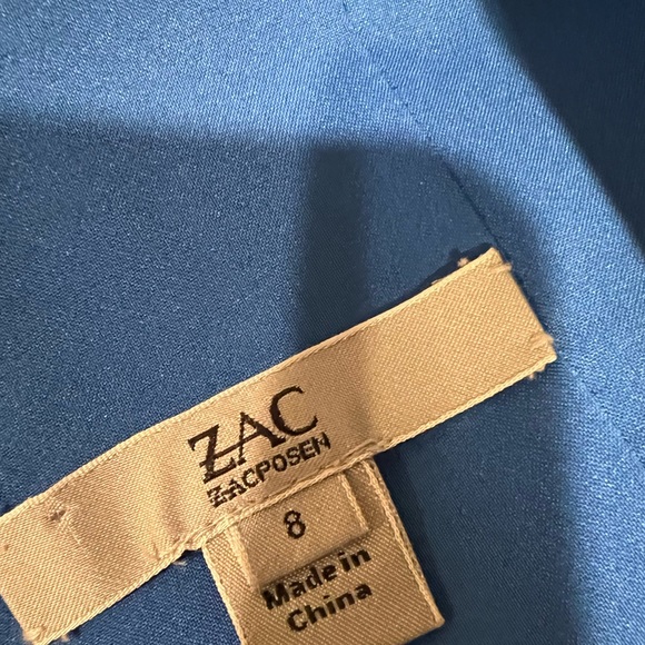Zac Posen blue cocktail dress  size 8 high quality💥 - Picture 6 of 16